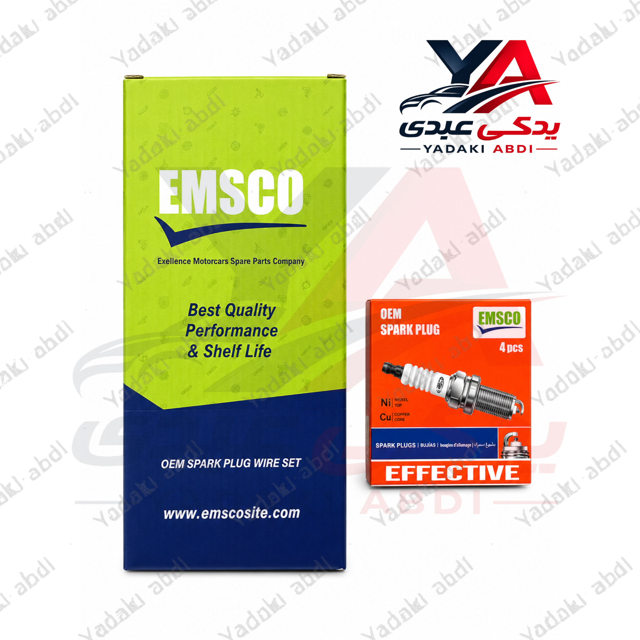 کیت کامل شمع و وایر تیبا EMSCO (حرفه ای)
